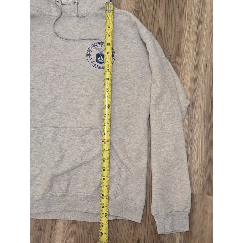 Vintage Civil Air Patrol United States Air Force Hoodie Adult Large Gray - Picture 4 of 8